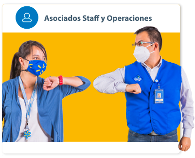 Total de asociados de operaciones y staff México y Centroamérica